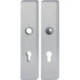 Paire de plaques longues E2221/2210 ma F69 PZ 72mm HOPPE