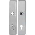 Paire de plaques longues E2222ZA/2210 ma F69 PZ 92mm HOPPE