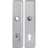 Paire de plaques longues E2222ZA/2210 ma F69 PZ 92mm HOPPE