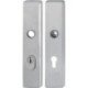 Paire de plaques longues E2222ZA/2210 ma F69 PZ 72mm HOPPE