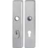 Paire de plaques longues E2222ZA/2210 ma F69 PZ 72mm HOPPE