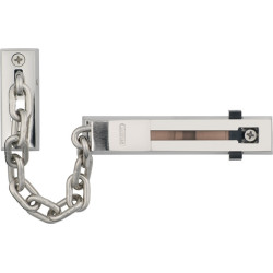 Chaîne de porte SK66 L.165mm DIN Gauche/Droite verms.avec sécurité enfant ABUS
