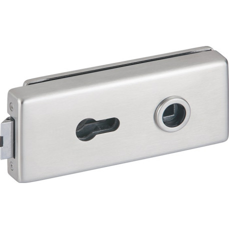Serrure de porte en verre 6083 PZ-Genova VA ma PZ DIN Gauche/Droite HERMAT