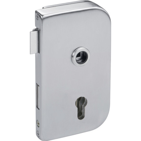 Serrure de porte en verre 6033 PZ L-Roma VA ma PZ DIN li.HERMAT