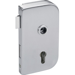 Serrure de porte en verre 6033 PZ R- Roma VA ma PZ DIN re.HERMAT