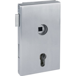 Serrure de porte en verre 6053 PZ R-Molina VA ma PZ DIN droite.HERMAT