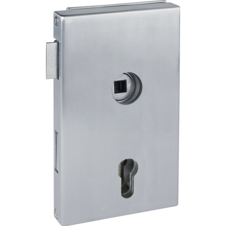 Serrure de porte en verre 6053 PZ R-Molina VA ma PZ DIN droite.HERMAT