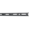 Paroi L.500mm noir ma STA simple rangée de trous ELEMENT SYSTEM