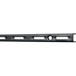 Rail étagère L.2000mm noir ma STA simple rangée de trous ELEMENT SYSTEM