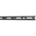 Rail étagère L.2000mm noir ma STA simple rangée de trous ELEMENT SYSTEM