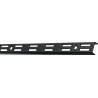 Rail étagère L.1000mm noir ma STA double rangée de trous ELEMENT SYSTEM