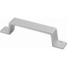 Poignée 420 A.38mm L.170mm L.25mm Alu.argenté.anod.trous 4 HERMETA