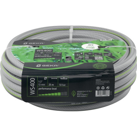 Tuyau d'eau WS400 L.25m ID 19mm AD 24,2mm Rl.GEKA (Par 25)