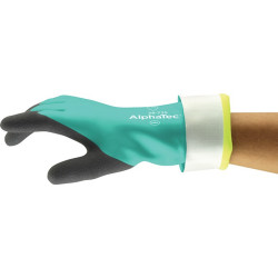 Gant chimique AlphaTec 58-735 Gr.9 vert EN 388,EN 374 EPI III ANSELL (Par 6)