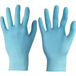 Gants à usage unique TouchNTuff 92-670 taille 7,5-8 bleu clair Nitrile 100 pcs/boîte