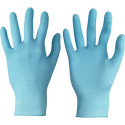 Gant jetable TouchNTuff® 92-670 taille 8,5-9 bleu clair Nitrile 100 p./boîte