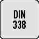 Jeu de forets hélicoïdaux DIN 338 UNI D.1-10x0,5mm HSSE Co 5 19 pces.