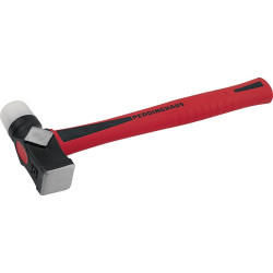 Marteau de serrurier ULTRATEC DUO tête-D.35mm dur/souple Nyl.PEDDINGHAUS