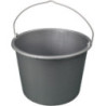 Seau de chantier Gripline-D 20l anse à bouton grise