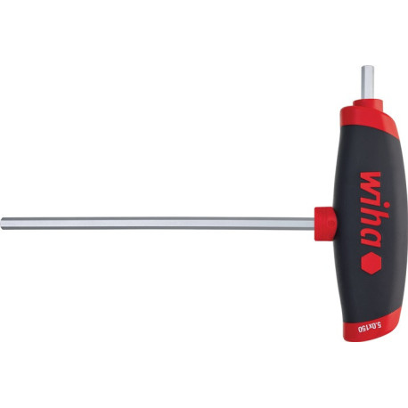 Tournevis hexagonal à angle droit SW 4mm lame-L.150mm 6-KT avec dégagement latéral WIHA