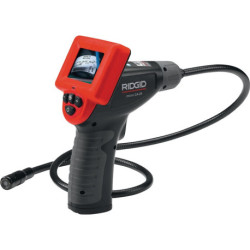 Caméra d'inspection micro CA-25 2,7 pouces 480x234 17mm LED 4 Câble-L.1200mm RIDGID