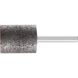 Meule sur tige INOX D25xH32 mm 6 mm corindon supérieur ADW 30 ZY PFERD (Par 10)