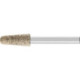 Meule sur tige INOX EDGE D10xH25 mm 6 mm corindon ordinaire AN 46 KE PFERD (Par 10)