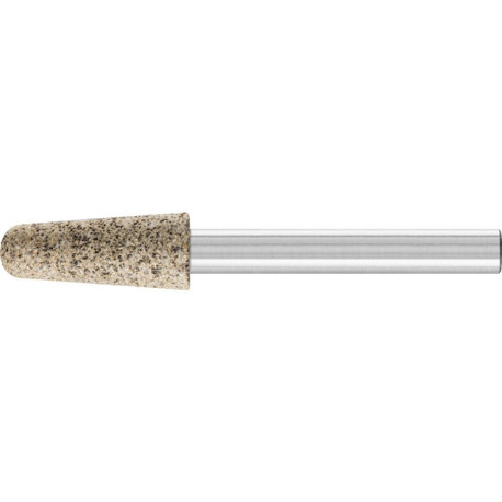 Meule sur tige INOX EDGE D10xH25 mm 6 mm corindon ordinaire AN 46 KE PFERD (Par 10)