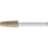 Meule sur tige INOX EDGE D10xH25 mm 6 mm corindon ordinaire AN 46 KE PFERD (Par 10)