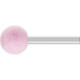 Meule sur tige STEEL EDGE D20xH20 mm 6 mm corindon supérieur AR 60 KU PFERD (Par 10)