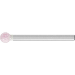 Meule sur tige STEEL EDGE D5xH5 mm 3 mm corindon supérieur AR 100 KU PFERD (Par 10)