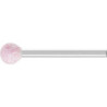 Meule sur tige STEEL EDGE D8xH8 mm 3 mm corindon supérieur AR 80 KU PFERD (Par 10)