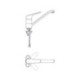 Robinet de cuisine CERAFORM 227mm chrome Ausld. 227mm IDEAL STANDARD