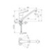 Robinet de cuisine CERAFORM 227mm chrome Ausld. 227mm IDEAL STANDARD