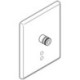 Capuchon Grohe EUROPLUS E IR pour vasque à encastrer inox