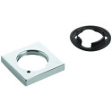 Rosace Grohe 48421 carré pour lavabobatterien sans Zugstange chromé
