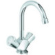 Mitigeur lavabo Costa 21337_1 Chaîne rétractable de tri pivotante chromé