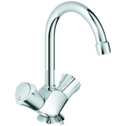 Mitigeur lavabo Costa 21337_1 Chaîne rétractable de tri pivotante chromé