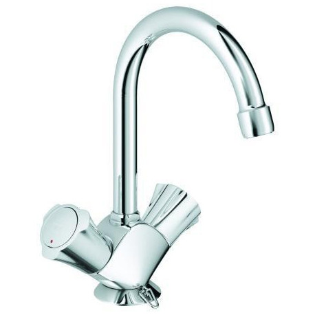 Mitigeur lavabo Costa 21337_1 Chaîne rétractable de tri pivotante chromé