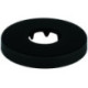 GROHE housse rosace 11741 velours noir