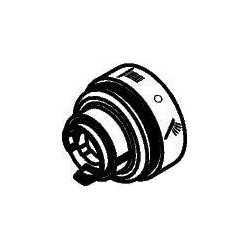 Bague de butée pour robinet d'ârret chromé mat