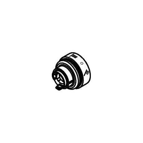Bague de butée pour robinet d'ârret chromé mat