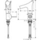 mitigeur de lavabo 140 coupe biseau aspect doré poli