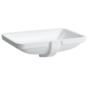 Lavabo à encastrer PRO S 600x400 mm blanc sans trou pour robinetterie, avec trop-plein LAUFEN