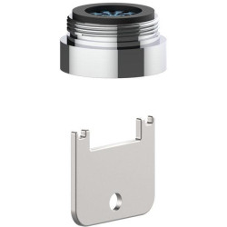 Aérateur M 24x1 antivol chromé KEUCO