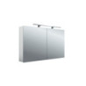 Armoire de toilette LEDmee AP 1200mm. 2 portes