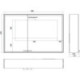 Armoire de toilette LED Prestige 2 En saillie 987 mm. largeur Porte droite
