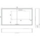 Armoire de toilette LED Prestige 2 En saillie 1187 mm