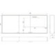Armoire de toilette LED Prestige 2 En saillie 1587 mm