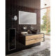 Armoire de toilette LED Prestige 2 encastré 615 mm